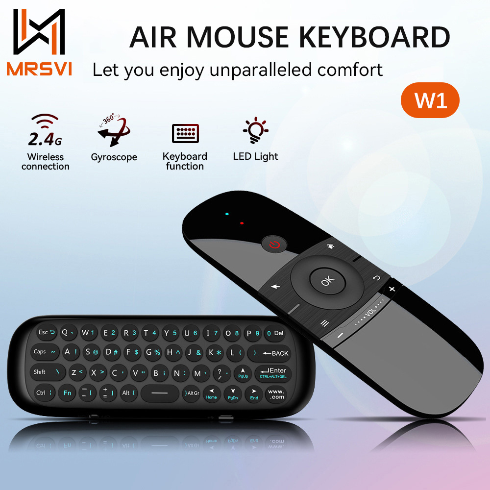 Smart Home Keyboard - MRSVI Air Mouse 2.4G Wireless Keyboard
