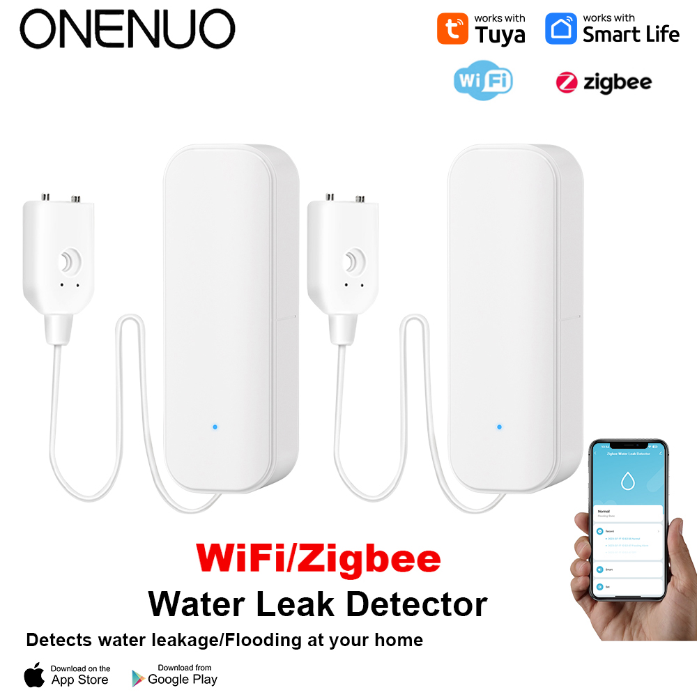 Wifi Water Leak Detector - WiFi/Zigbee Water Level Sensor Tuya Leakage