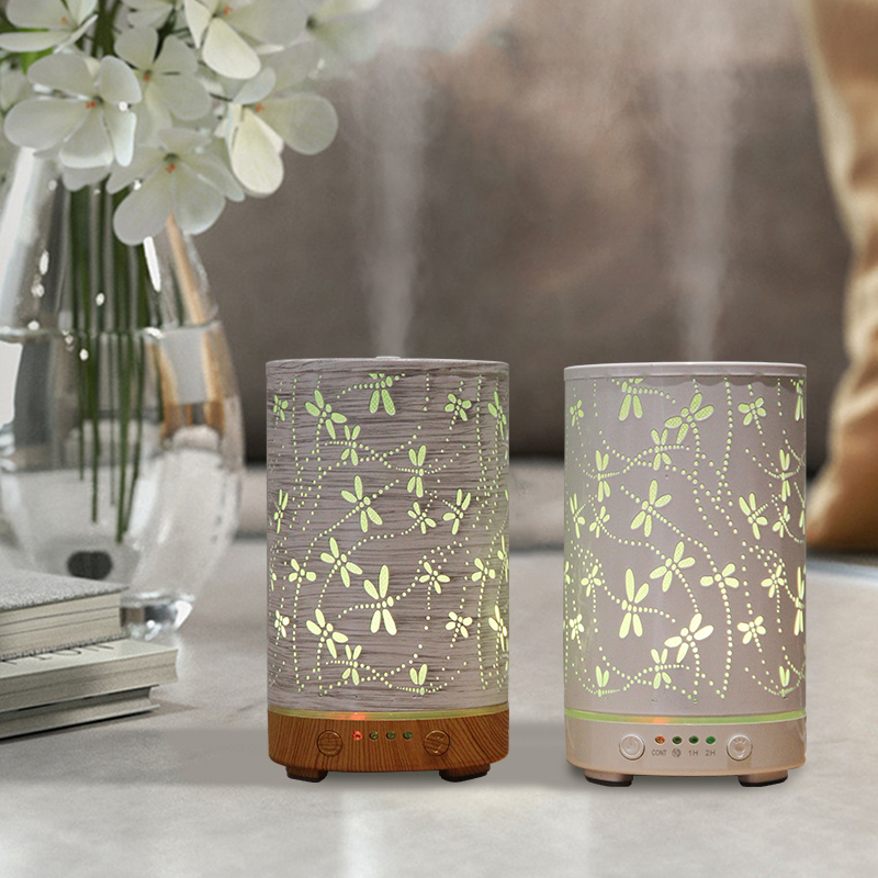 Smart Home Keyboard - Aroma Diffuser Iron Art Hollow Dragonfly