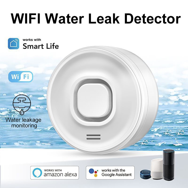 Wifi Water Leak Detector - Smart WIFI Water Leak Detector 100dB