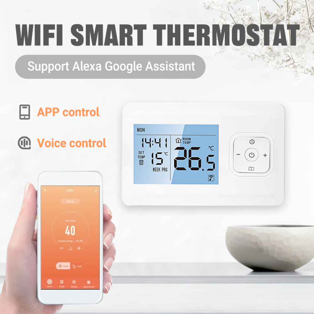 Smart Home Ecosystems - Wireless Smart Thermostat ME901 WiFi Programmable