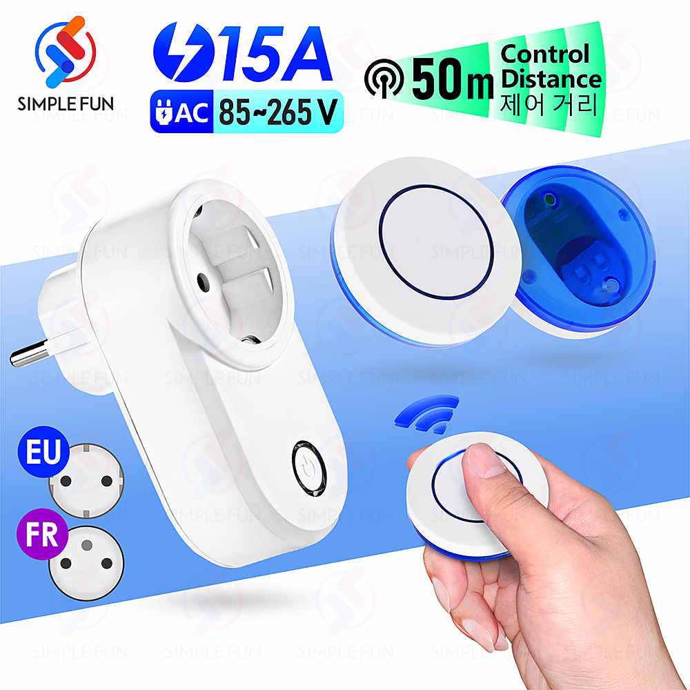 Smart Home Ventilation - Wireless Remote Control Socket 220V 110V
