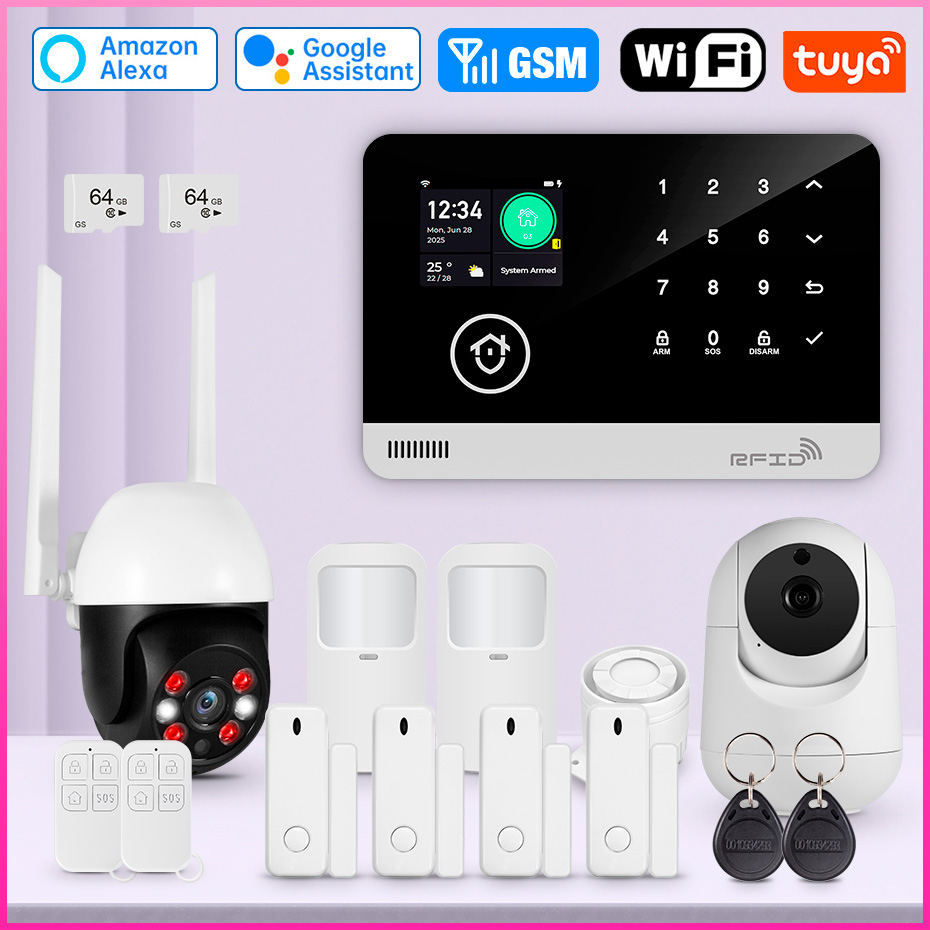 Alarm System for Home Tuya WIF - Smart Home Keyboard recension och pris