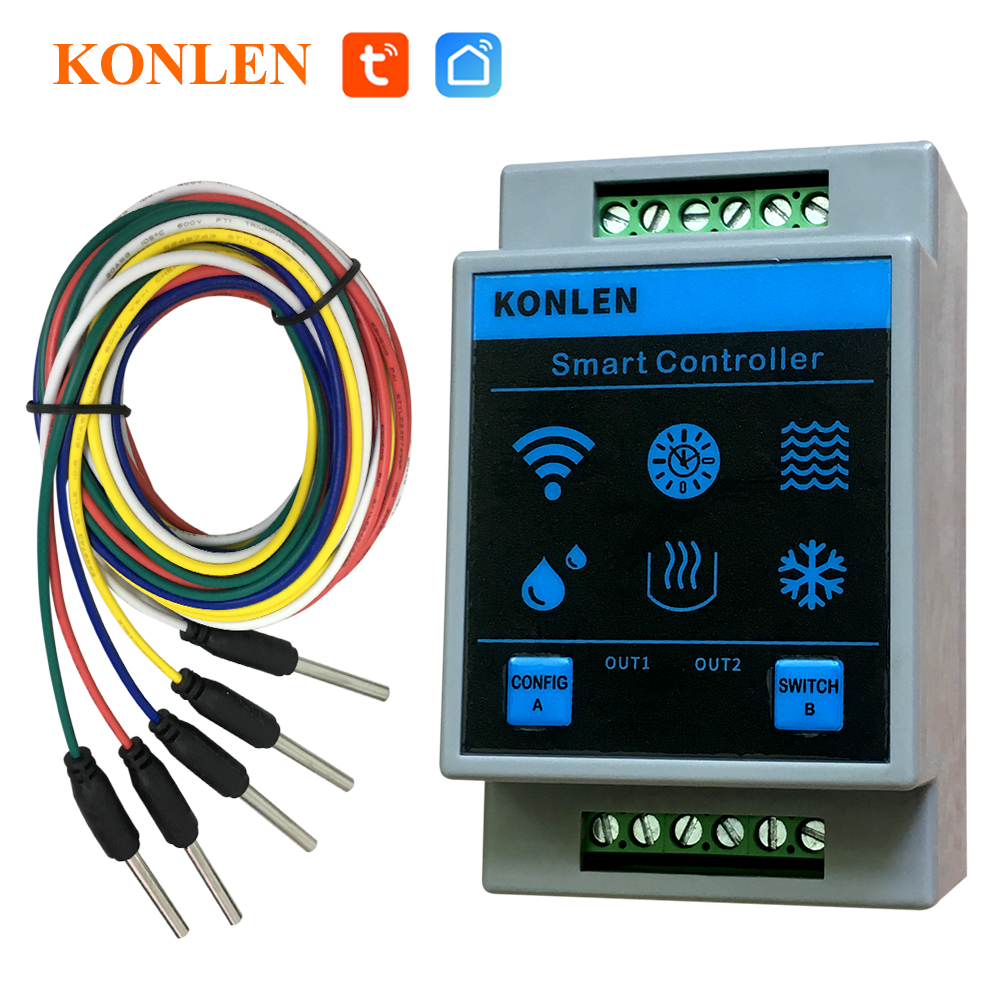 KONLEN Tuya Water Level Sensor - Wifi Water Leak Detector recension och pris