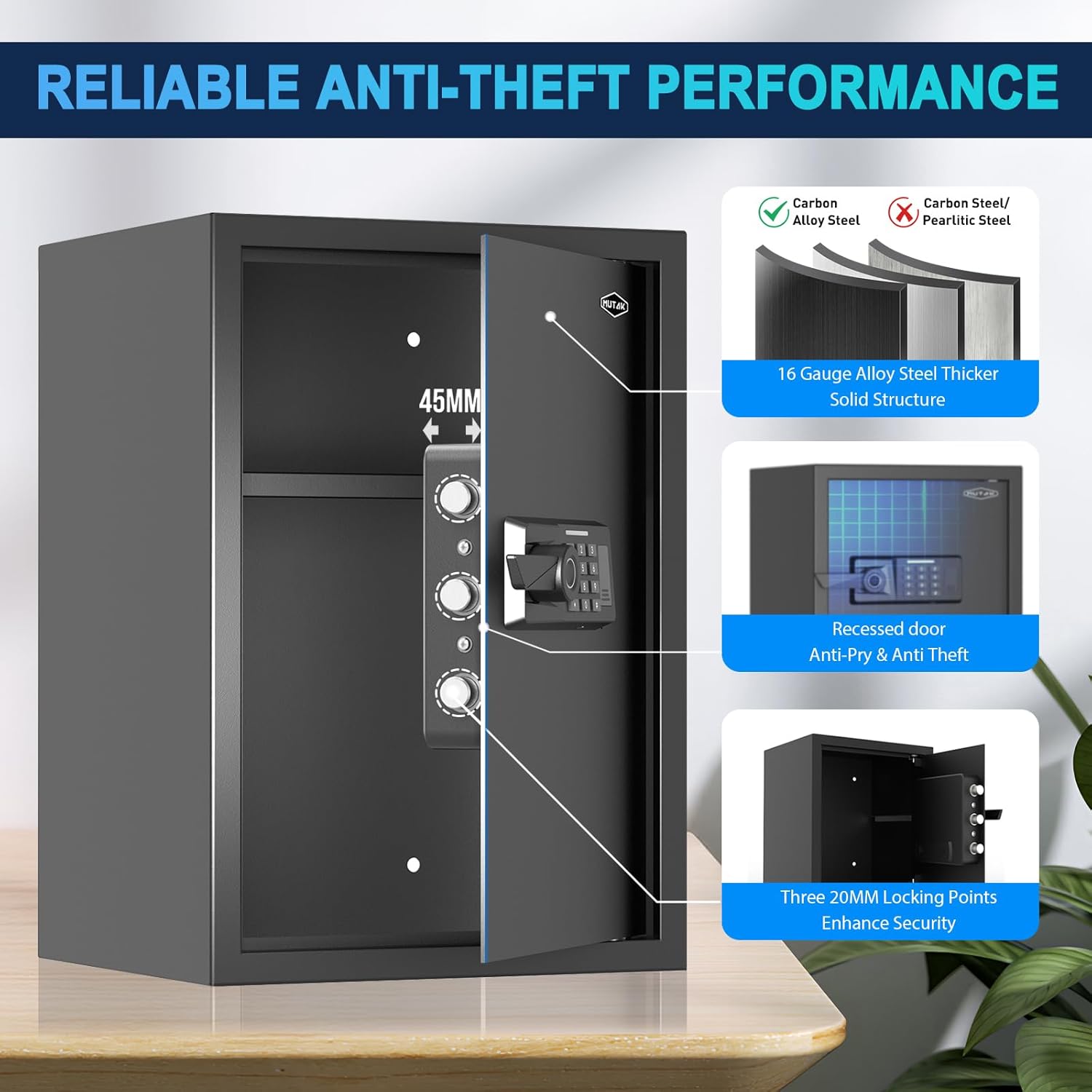Smart Home Safe 2.0 Cub Biomet - Smart Home Keyboard recension och pris