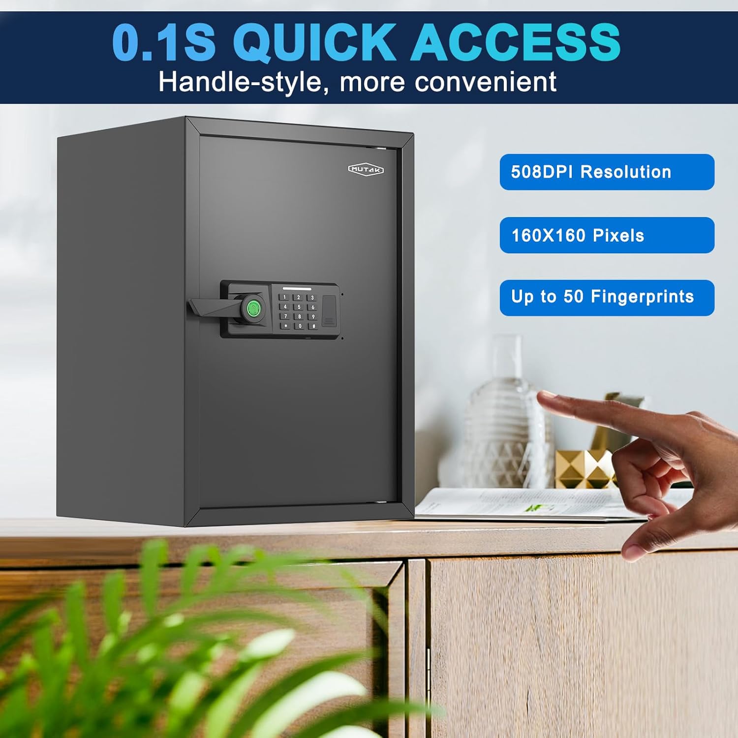 Smart Home Safe 2.0 Cub Biomet - Smart Home Keyboard recension och pris