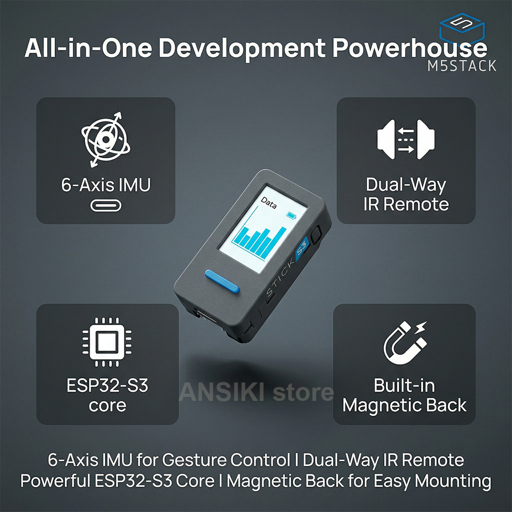 M5Stack M5StickS3 ESP32-S3 IoT - Smart Home Esp32 recension och pris
