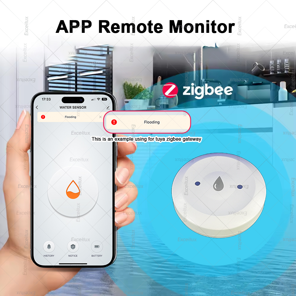 Zigbee Water Detector Leakage  - Wifi Water Leak Detector recension och pris