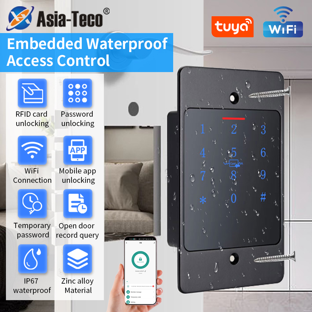 WiFi Tuya Smart Door Lock Keyb - Smart Home Keyboard recension och pris