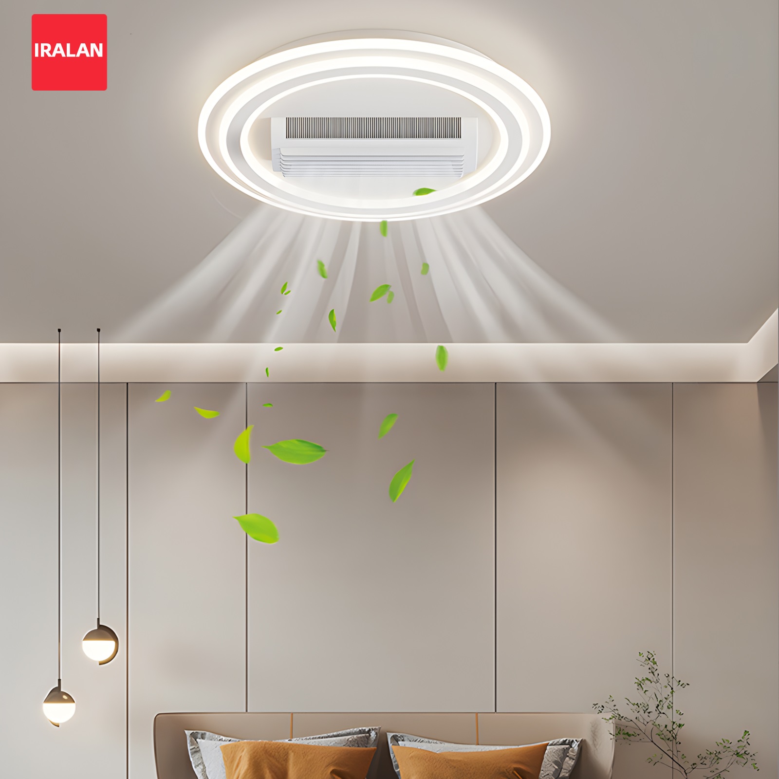 Modern Ceiling Fan with Light  - Smart Home Ventilation recension och pris
