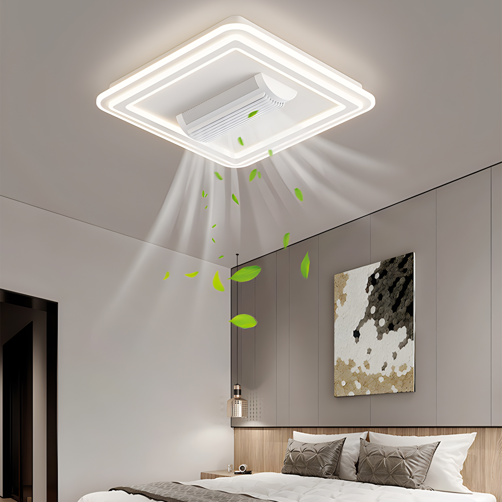 Modern Ceiling Fan with Light  - Smart Home Ventilation recension och pris