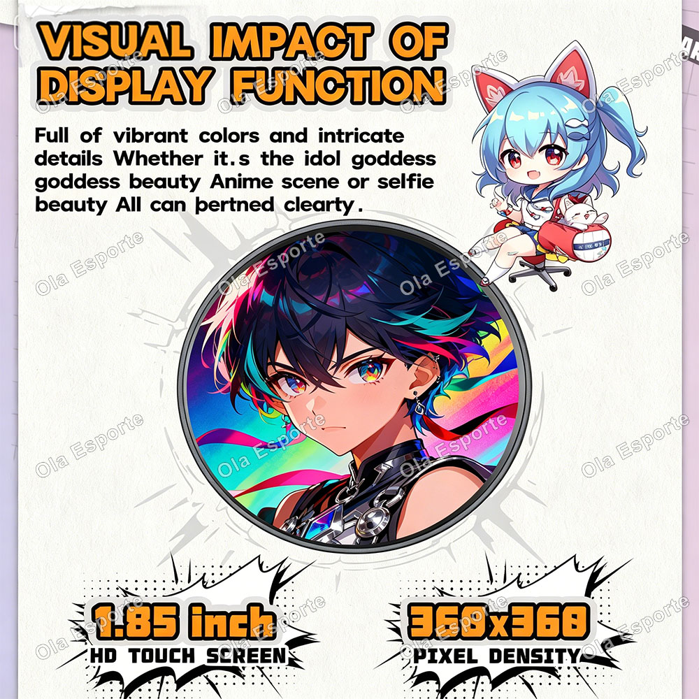 GIF Dynamic Anime DIY Trendy E - Smart Home Icon recension och pris