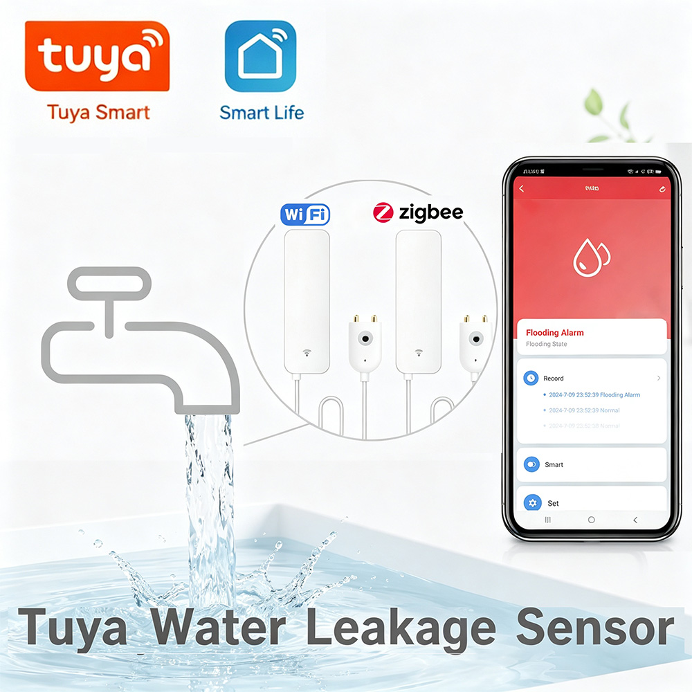 ZigBee WiFi Water Leak Sensor  - Wifi Water Leak Detector recension och pris