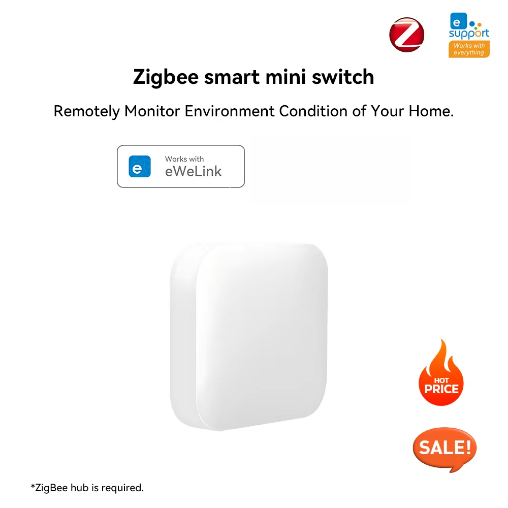 Mini Wireless Switch ZigBee eW - Smart Home Hub Xiaomi recension och pris