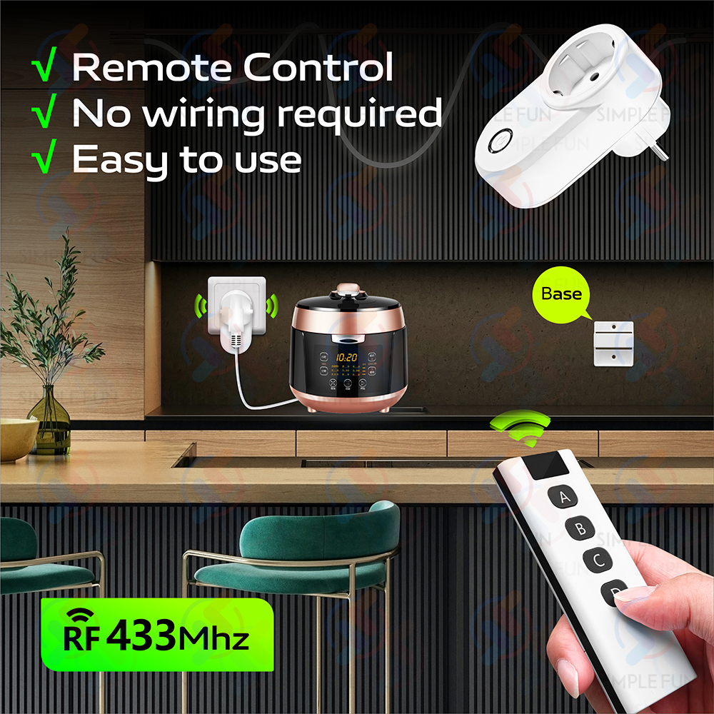 433Mhz Wireless Remote Control - Smart Home Ventilation recension och pris