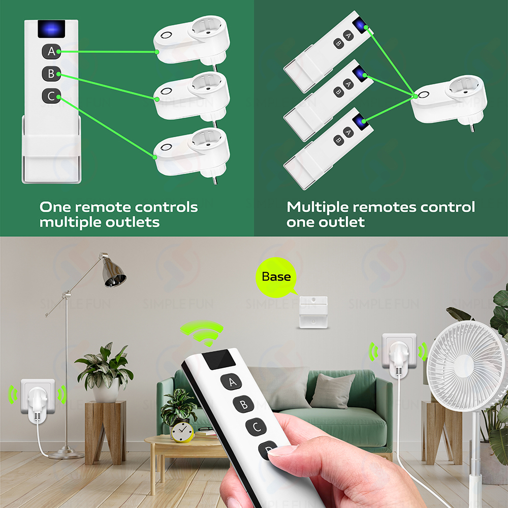433Mhz Wireless Remote Control - Smart Home Ventilation recension och pris