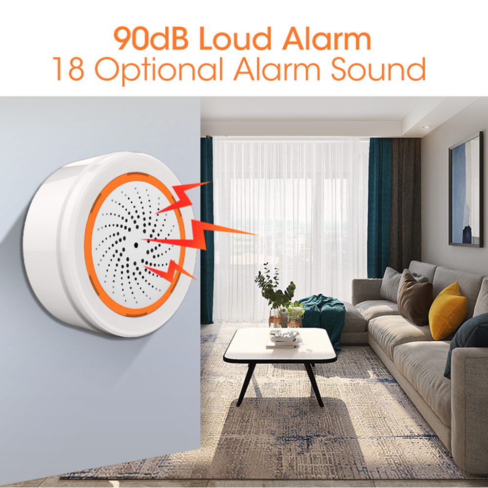 Smart Siren Alarm Tuya Zigbee  - Smart Home Ecosystems recension och pris