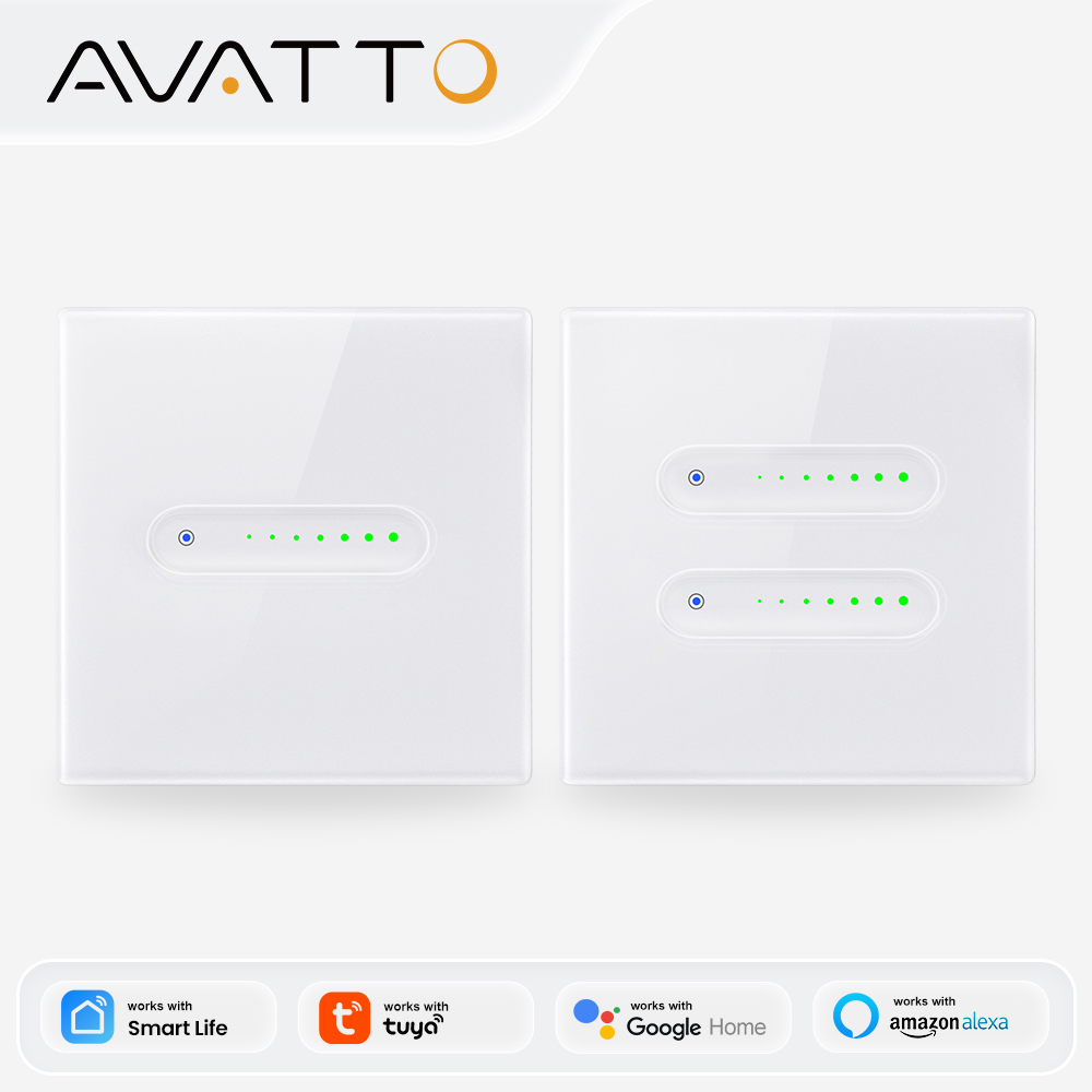 AVATTO WiFi 1/2 Gang Smart Dim - Smart Home Control Panel recension och pris