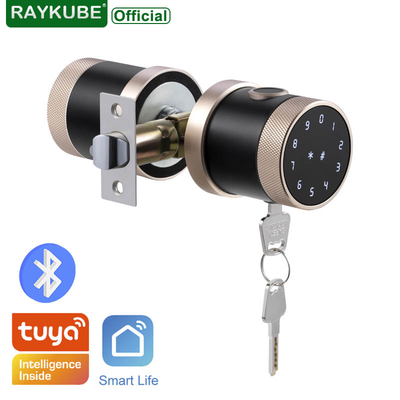 Fingerprint Door Lock Tuya Blu - Smart Home Keyboard recension och pris