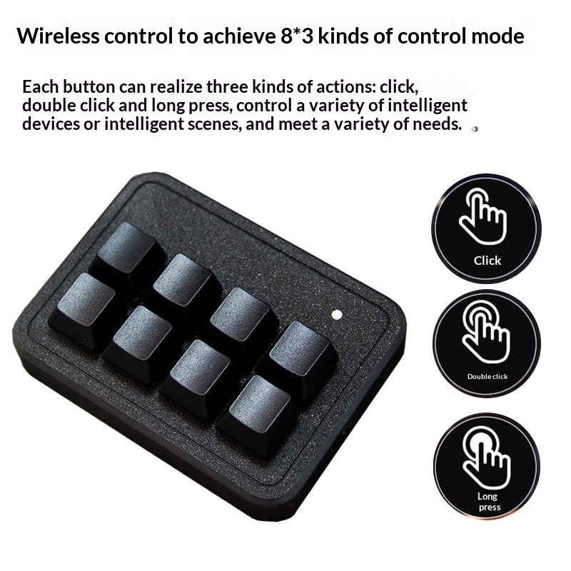 8-Button MIini Keyboard Remote - Smart Home Keyboard recension och pris