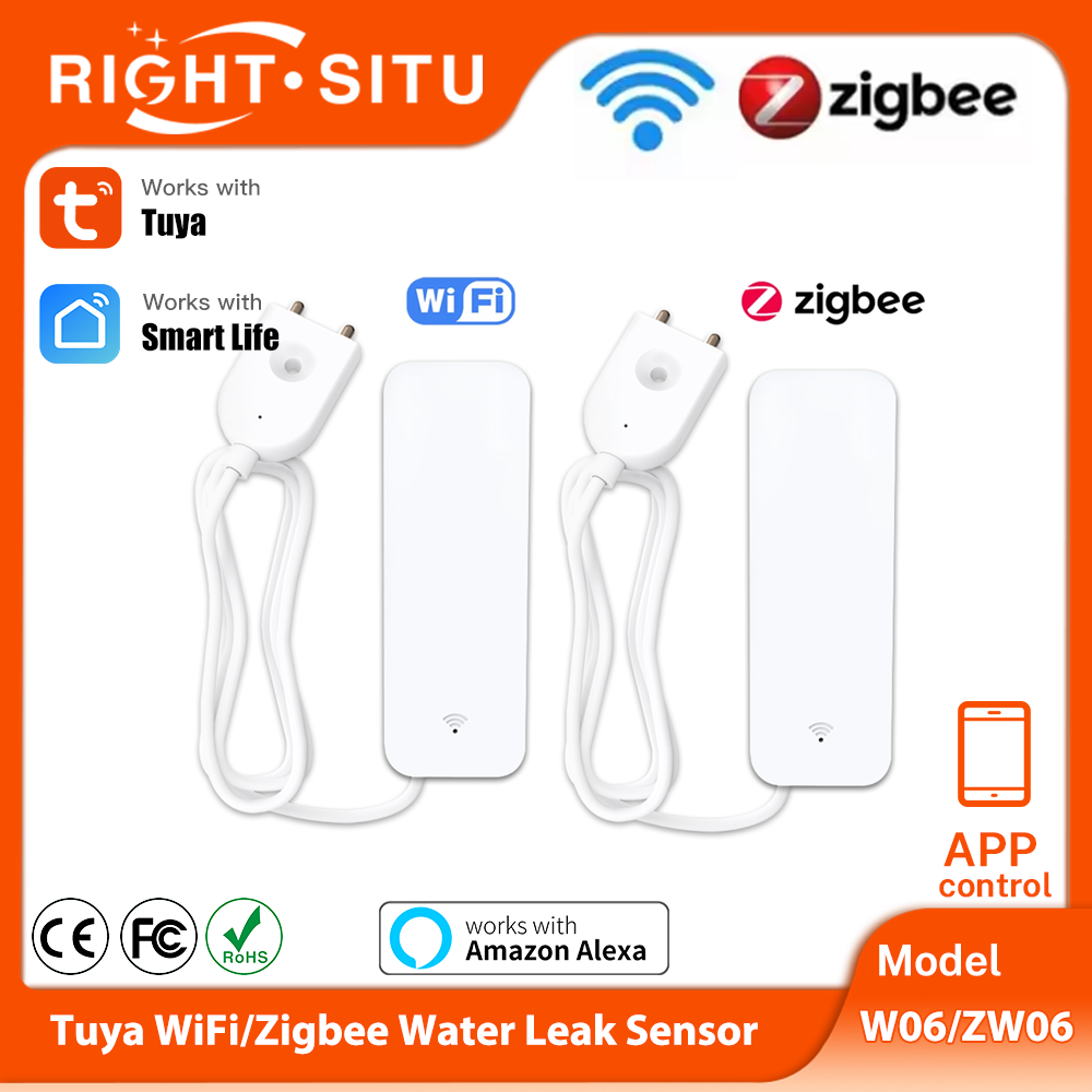 Tuya WiFi Zigbee Water Sensor  - Wifi Water Leak Detector recension och pris