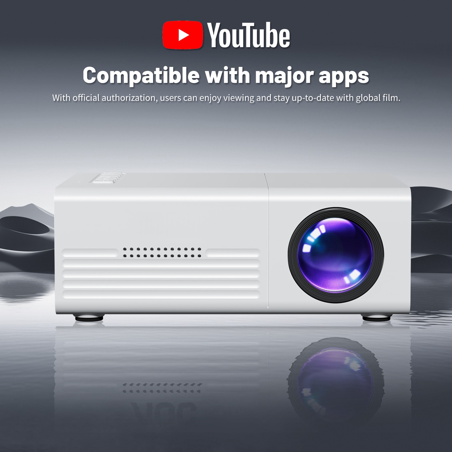 Mini Projector TFT LCD Wifi Bl - Smart Home Midea recension och pris