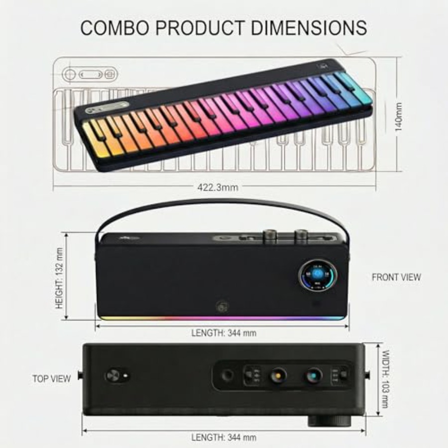 Smart Digital Piano Combo for  - Smart Home Keyboard recension och pris