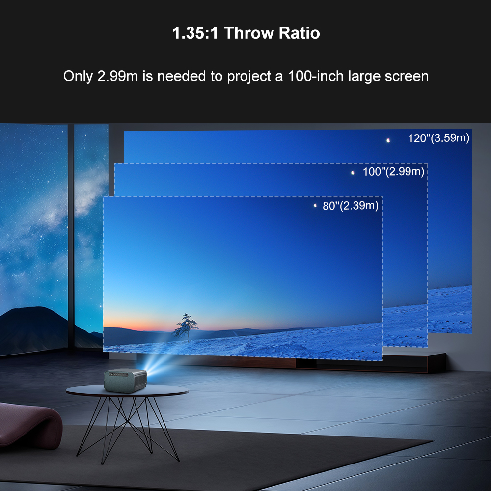 Lenovo X3 4K Projector HDR 10  - Smart Home Midea recension och pris