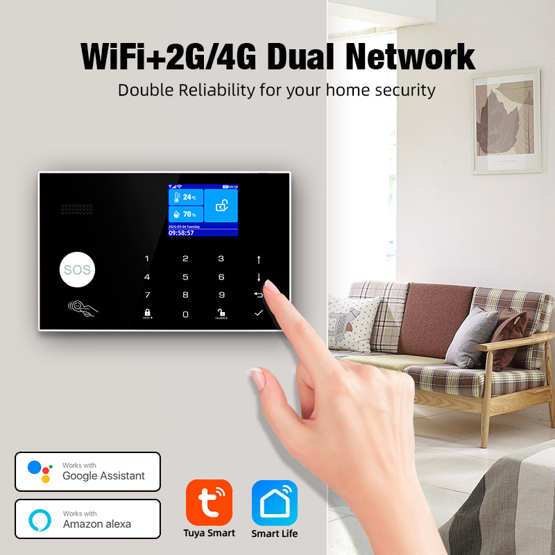 KERUI 4G Alarm with Doorbell R - Smart Home Keyboard recension och pris