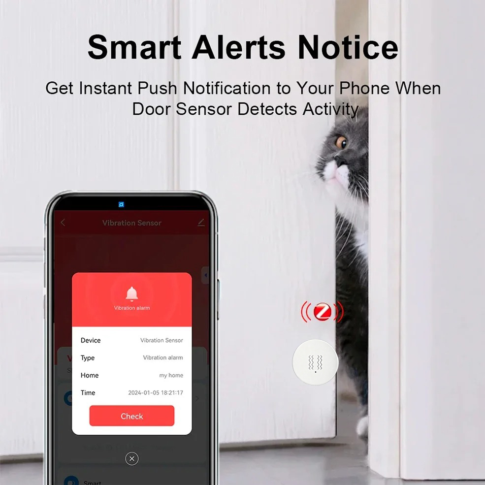 Tuya ZigBee Smart Vibration &  - Smart Home Ecosystems recension och pris