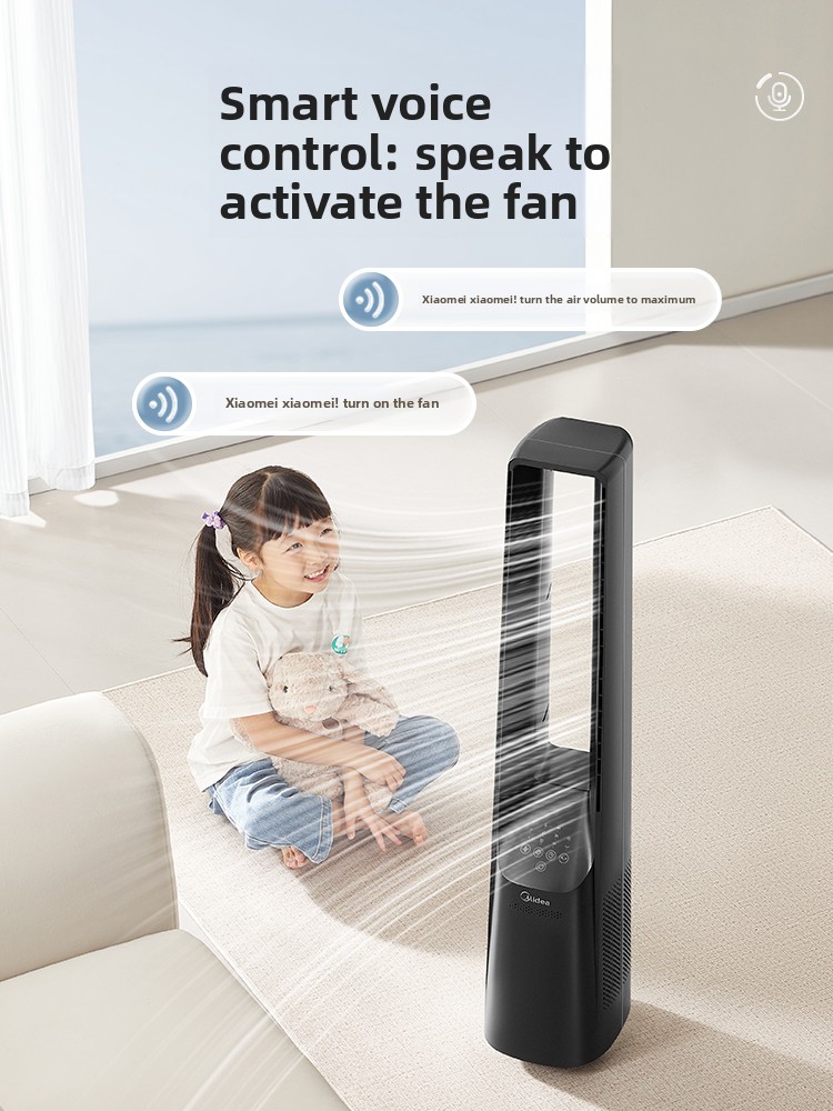 220V Midea Bladeless Fan Tower - Smart Home Midea recension och pris