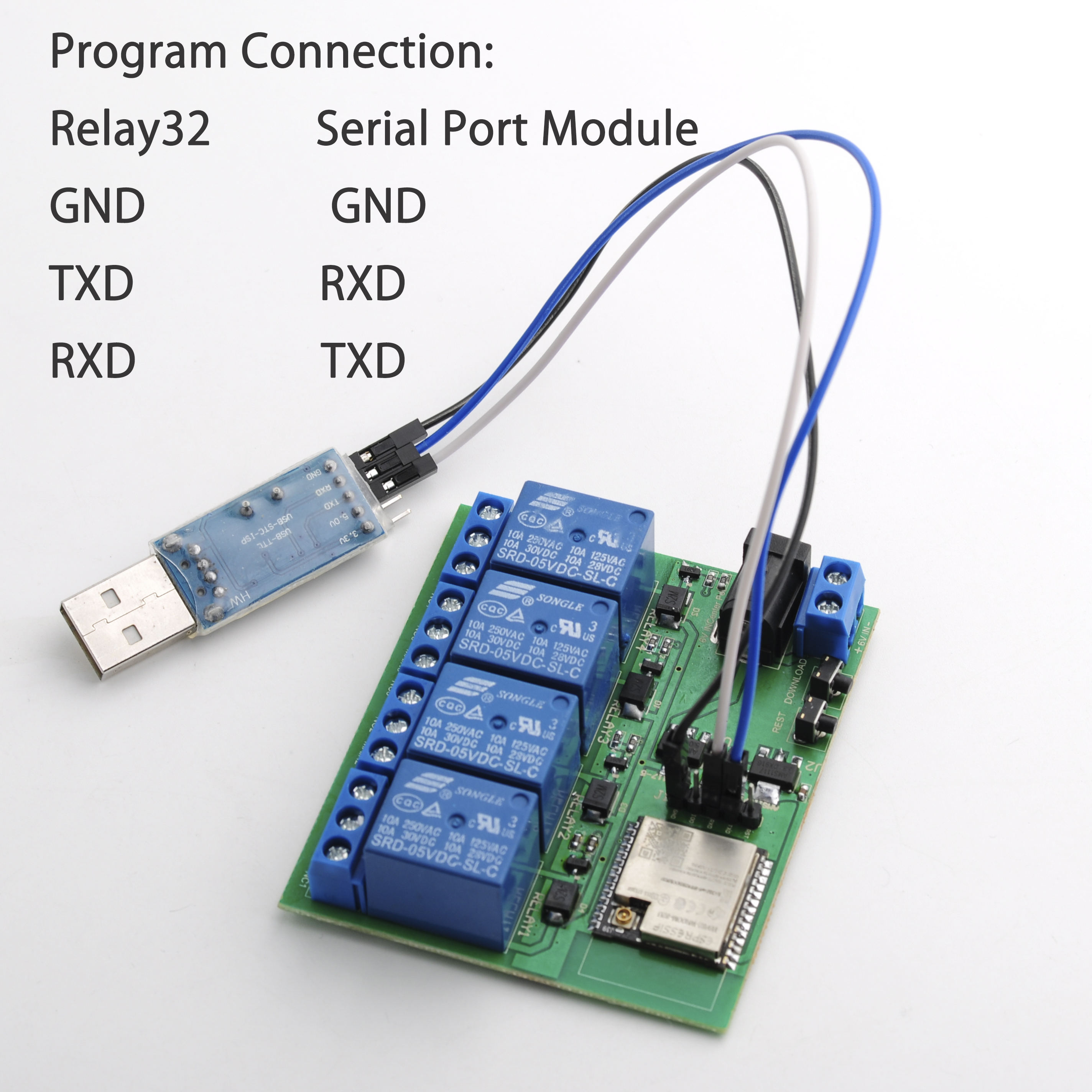 ESP32S 4CH Relay Module ESP32  - Smart Home Esp32 recension och pris