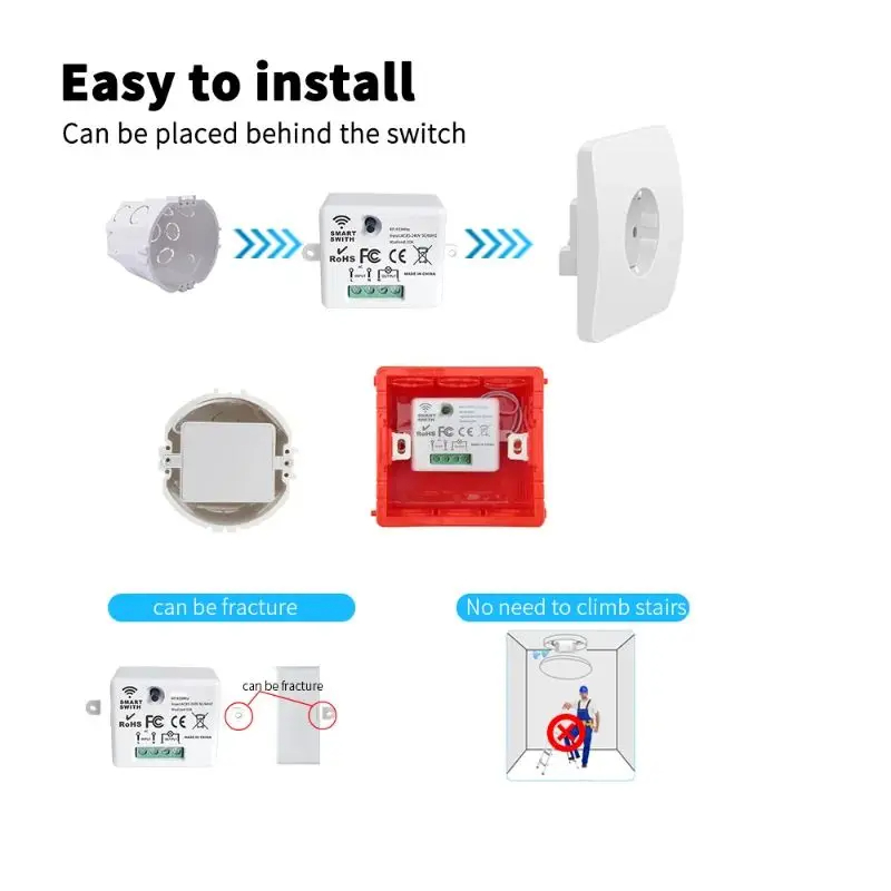 RF 433MHz Wireless Wall Switch - Smart Home Ventilation recension och pris