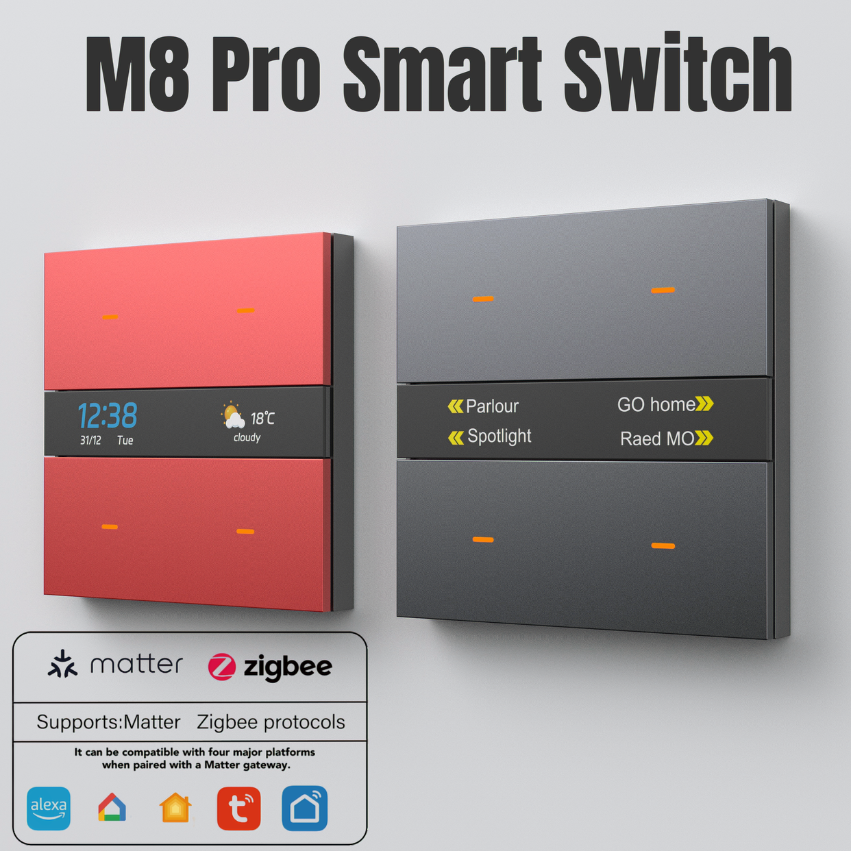 M8Pro Tuya Smart Switch & Zigb - Zigbee Gateway recension och pris