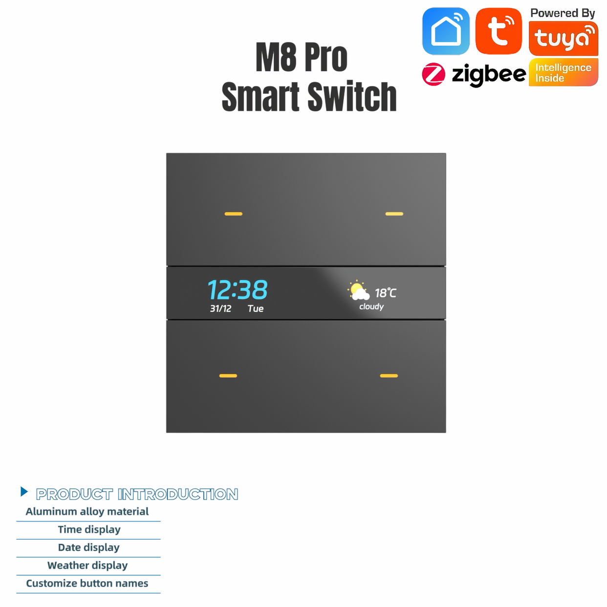 M8Pro Tuya Smart Switch & Zigb - Zigbee Gateway recension och pris