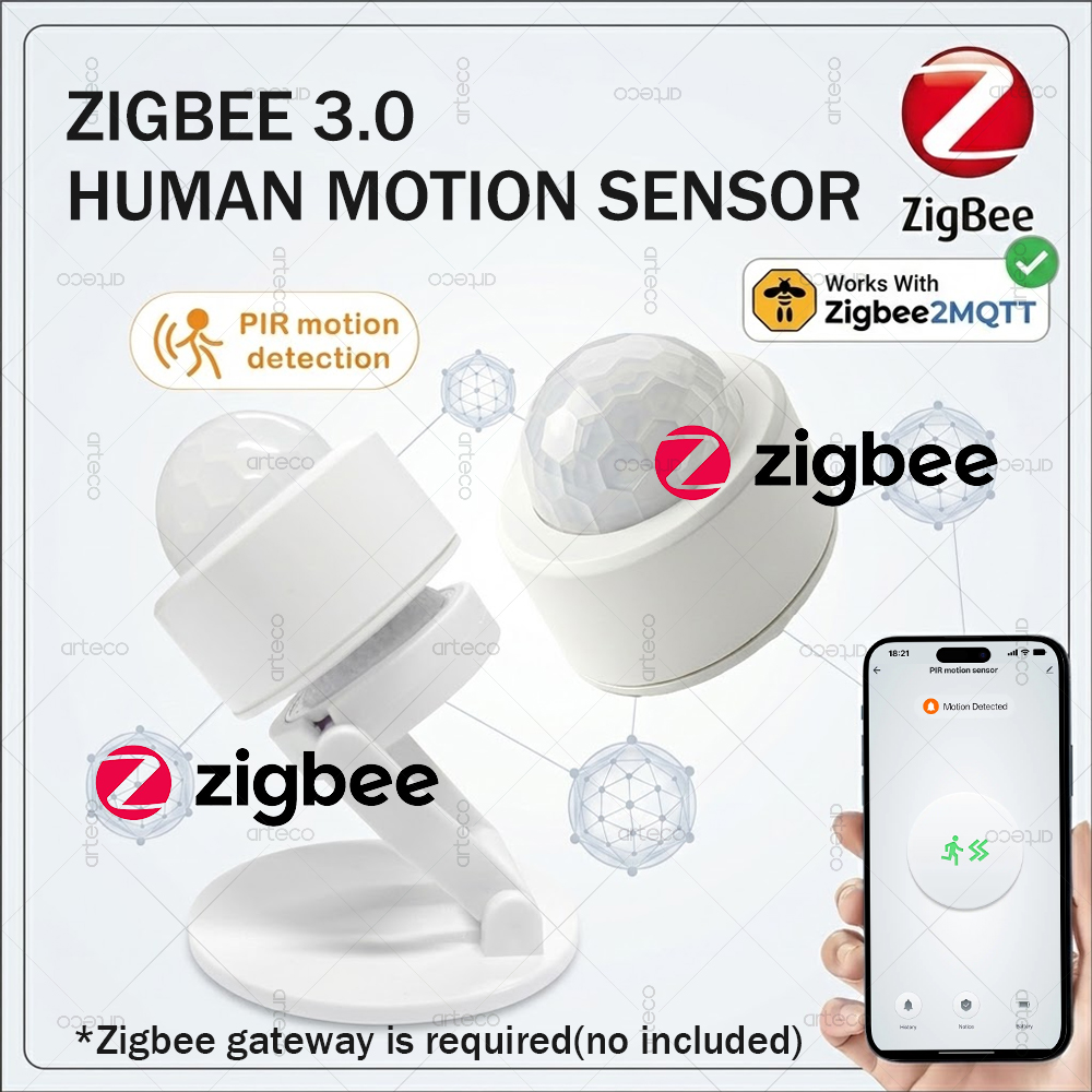 Zigbee 3.0 Mini PIR Motion Sen - Zigbee Gateway recension och pris