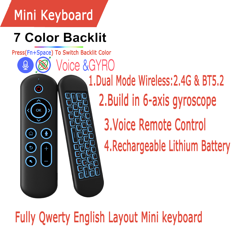 Remote Control Air Mouse Voice - Smart Home Keyboard recension och pris