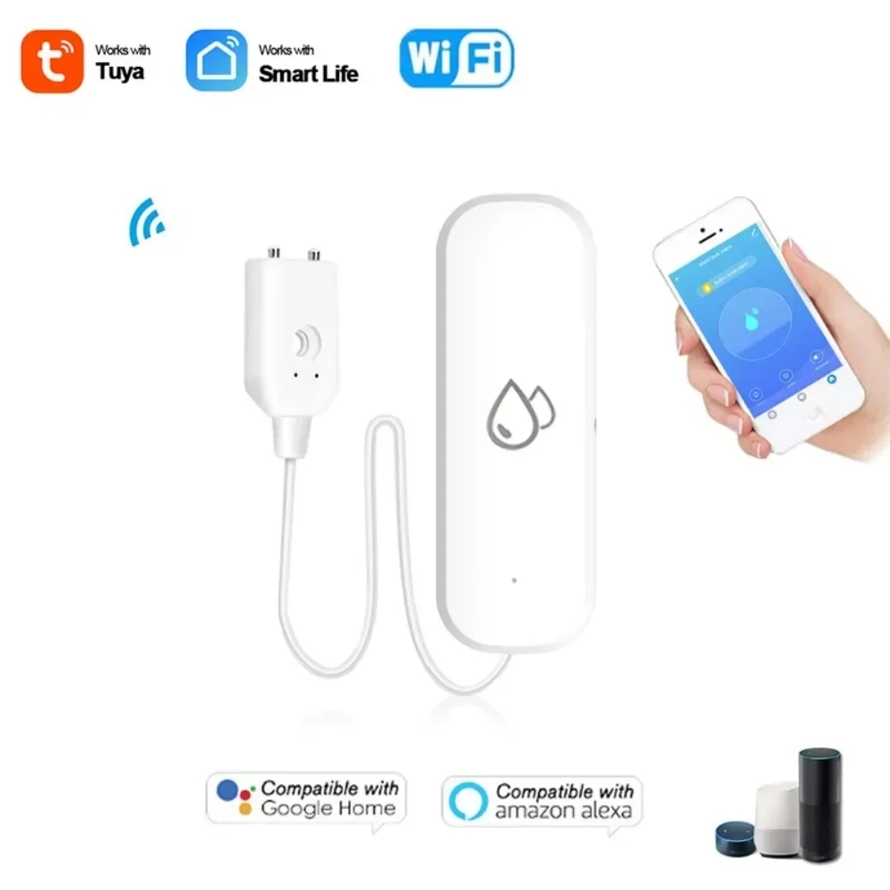 Tuya WiFi Water Sensor Leakage - Wifi Water Leak Detector recension och pris