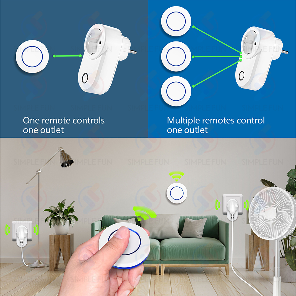 Wireless Remote Control Socket - Smart Home Ventilation recension och pris