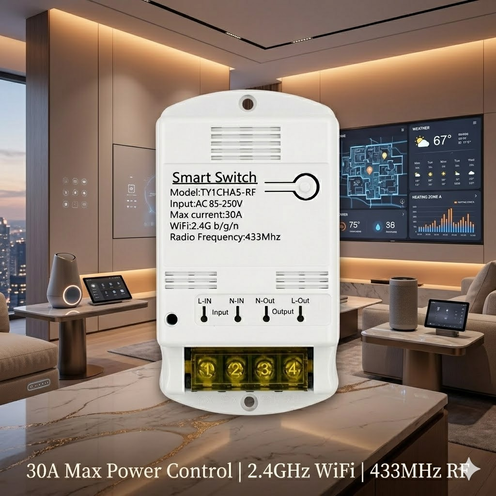 Smart Wifi Switch Module Appli - Smart Home Ventilation recension och pris