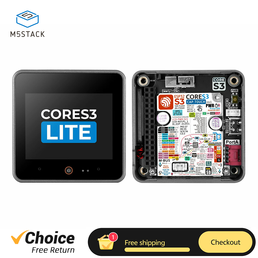 M5Stack CoreS3 Lite Programmab - Smart Home Esp32 recension och pris