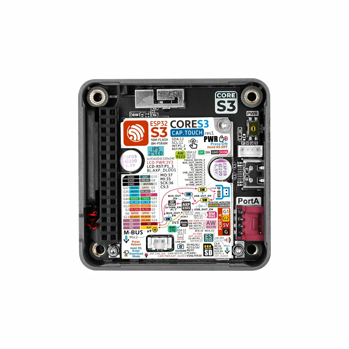 M5Stack CoreS3 Lite Programmab - Smart Home Esp32 recension och pris