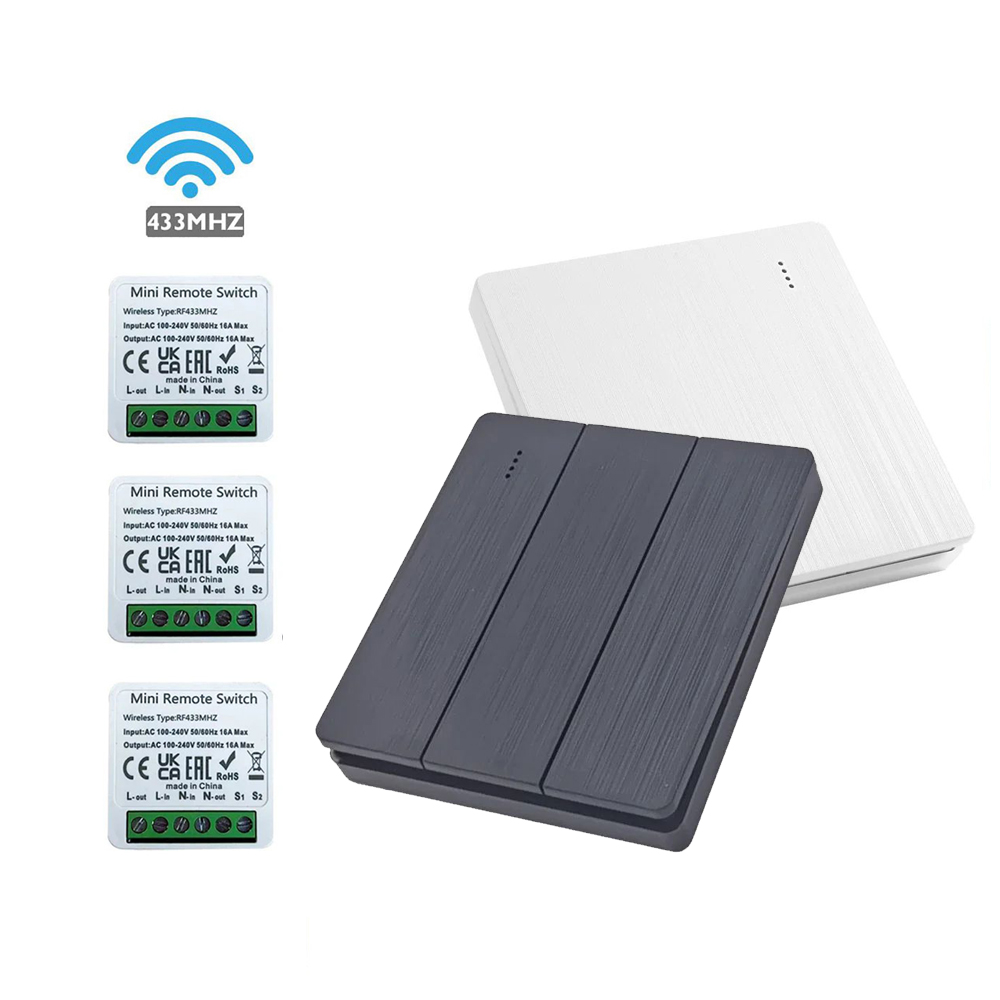 433Mhz RF 86 Wall Panel Switch - Smart Home Ventilation recension och pris