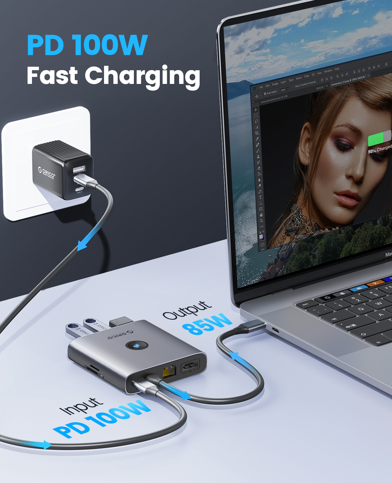 ORICO USB 3.0 Adapter HUB Type - Smart Home Hub Xiaomi recension och pris