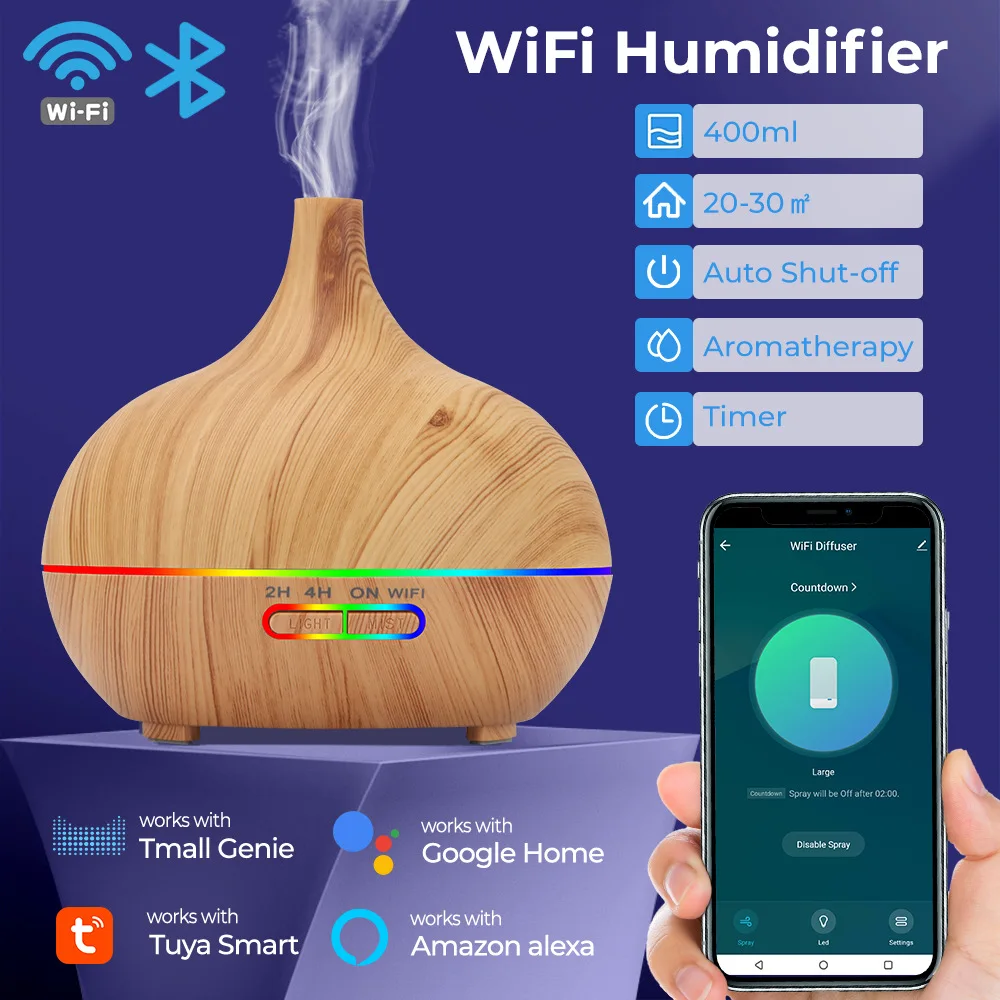 Tuya WiFi Smart Air Humidifier - Smart Home Keyboard recension och pris