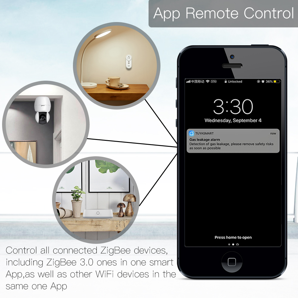 MOES Tuya ZigBee Wireless Gate - Smart Home Hub Xiaomi recension och pris