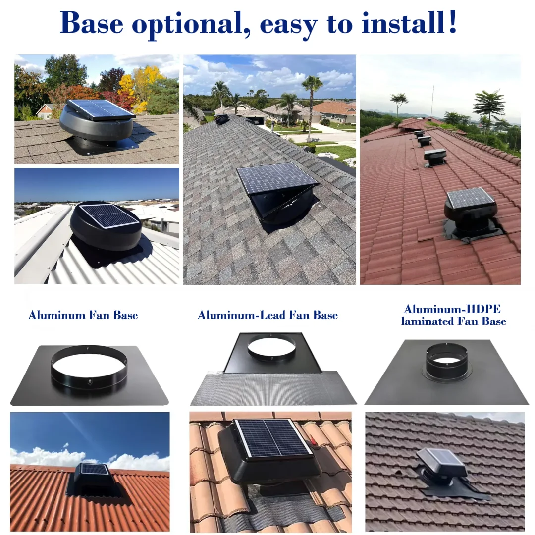 25-60W Solar Powered Attic Roo - Smart Home Ventilation recension och pris