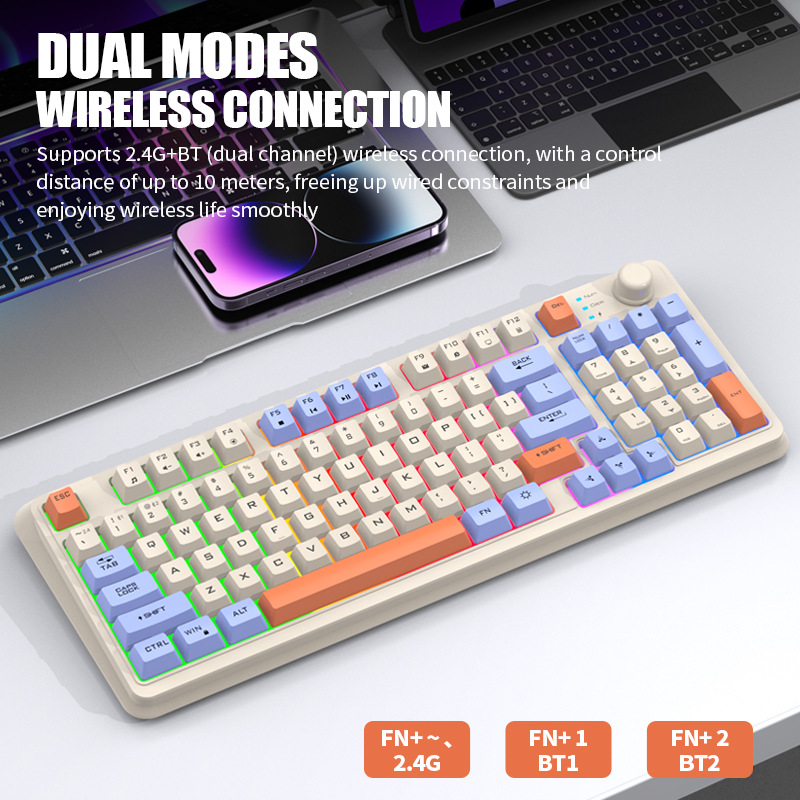 Wireless Keyboard Spanish Russ - Smart Home Keyboard recension och pris