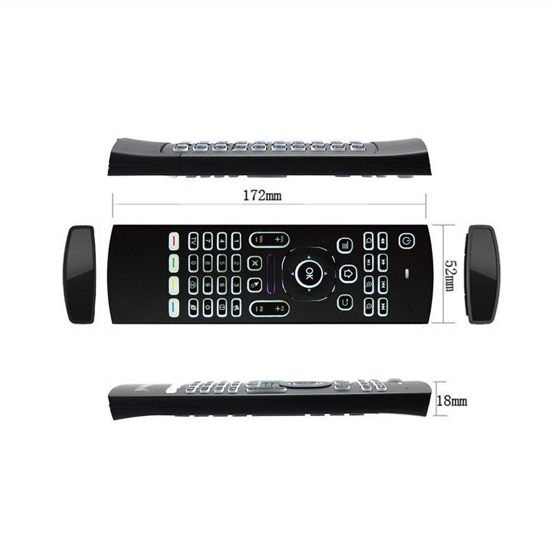MX3 Backlit Air Mouse Remote C - Smart Home Keyboard recension och pris